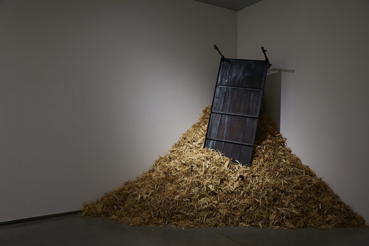 犬の顔と、その隣にある人間のお尻