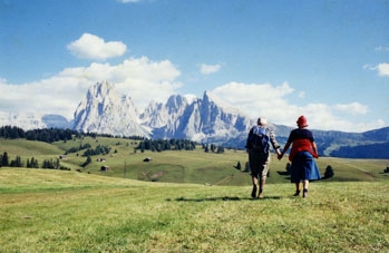 Alpe di Siusi, Bolzano 1979/2004, in Viaggio in Italia 1984 stampa cromogenica credits L. Ghirri - Eredi Ghirri