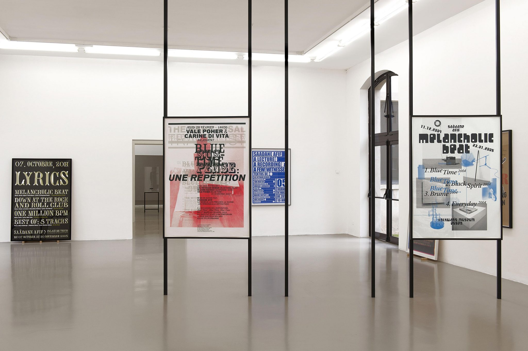 Installation view, 2013. Photo: Blaise Adilon. Courtesy the Institute d'Art Contemporain Villeurbanne/Rhône-Alpes