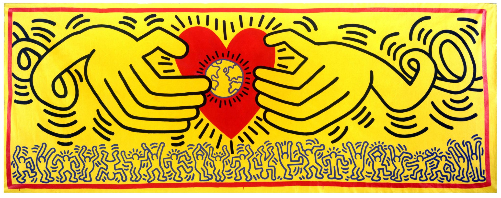 Keith Haring, Untitled, 1983. Courtesy Lia Rumma Archive, Naples and Milan