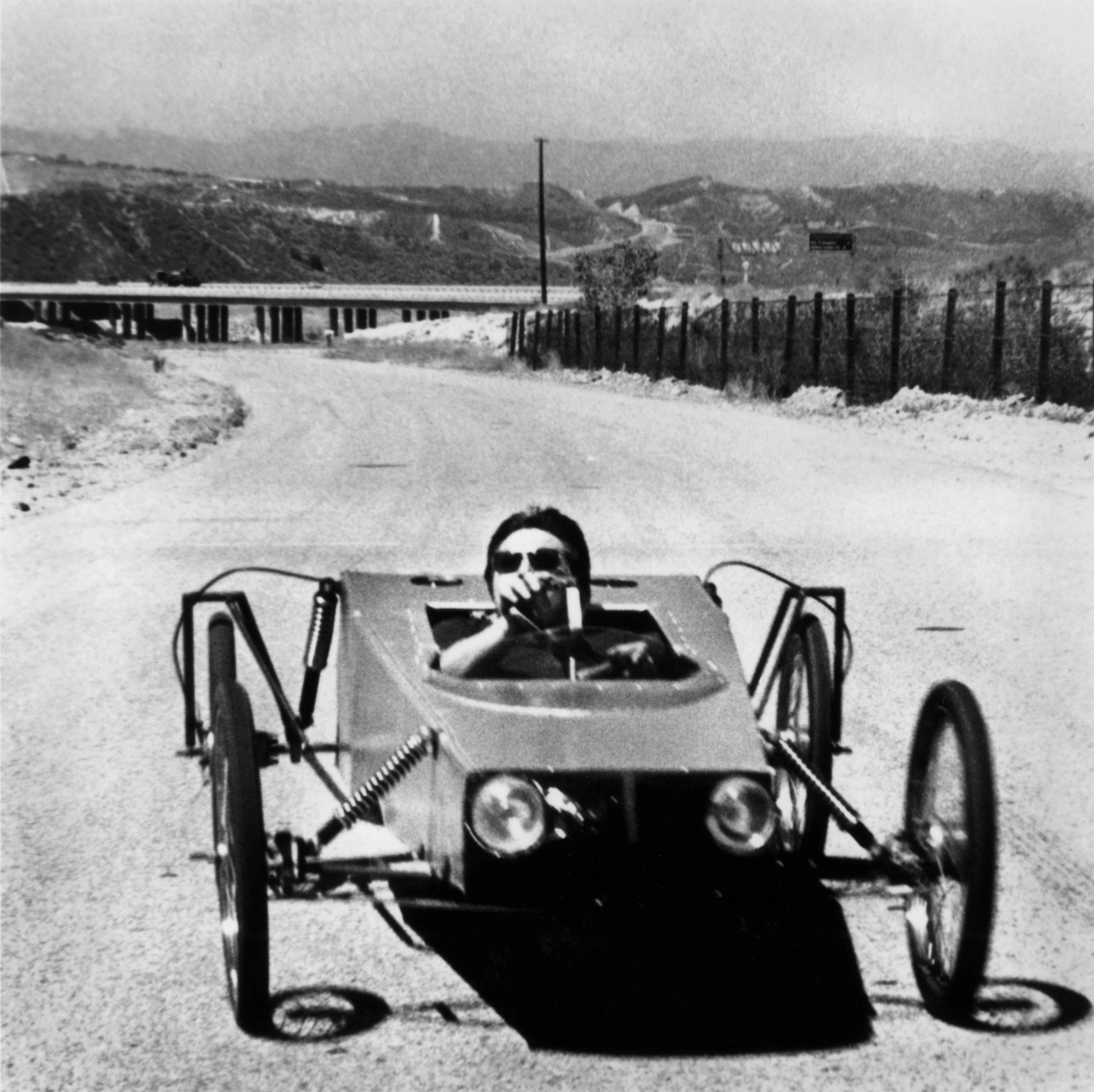 Chris Burden B-Car Saugus California, Road Test, June 30, 1976 Courtesy Magasin 3, Stockholm