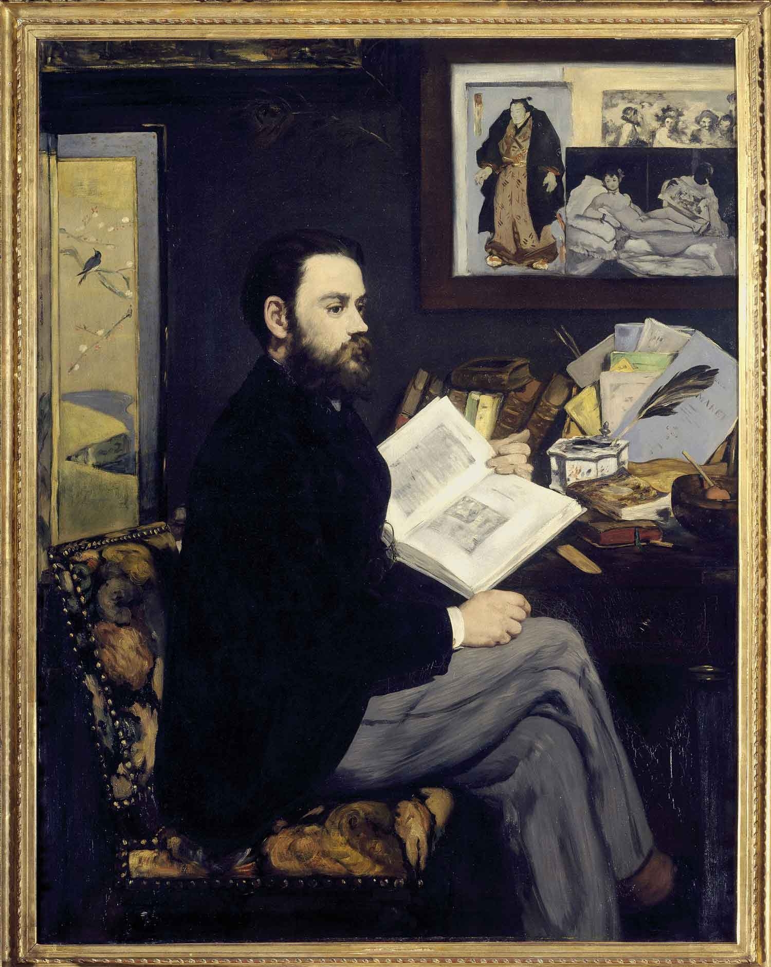 Édouard Manet, Émile Zola, 1868. Musée d’Orsay. © 2012 Scala, Florence