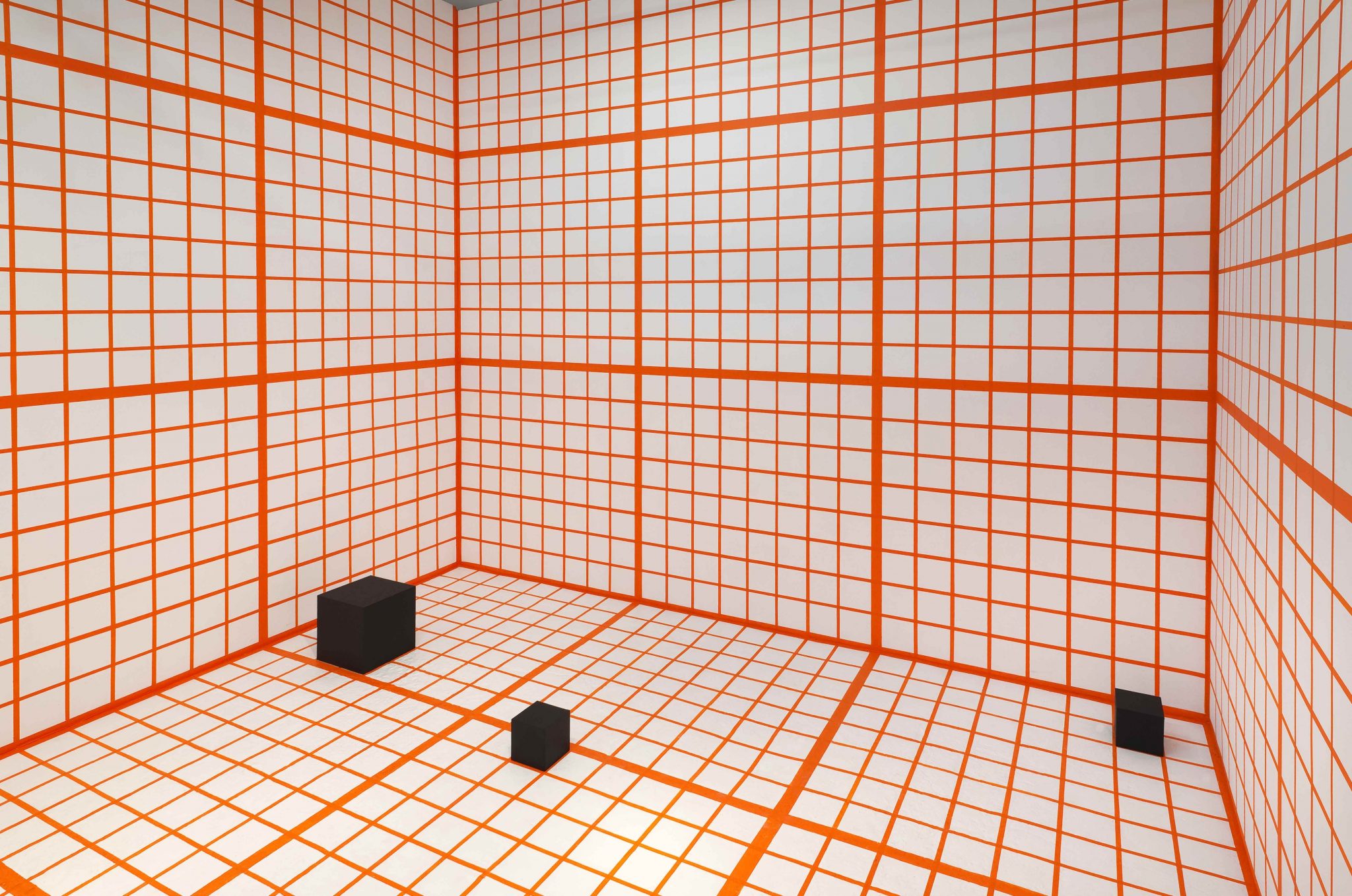 Orange Grid, 2013. Photo: Robert Wedemeyer. Courtesy the artist and François Ghebaly Gallery, Los Angeles