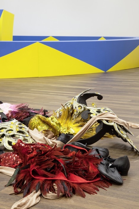 Latifa Echakhch, view of "Goodbye Horses", Kunsthaus Zürich, Zürich, 2012. © the artist, photo: Kunsthaus Zürich, Courtesy the artist and Kamel Mennour, Paris