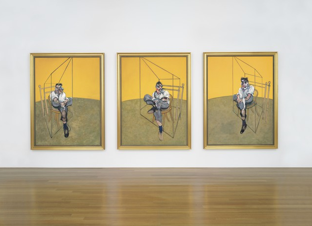 Francis Bacon, Three Studies of Lucian Freud,1969, Christies via Bloomberg