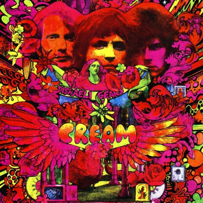 Cream, Disraeli Gears album cover, artwork Martin Ritchie Sharp