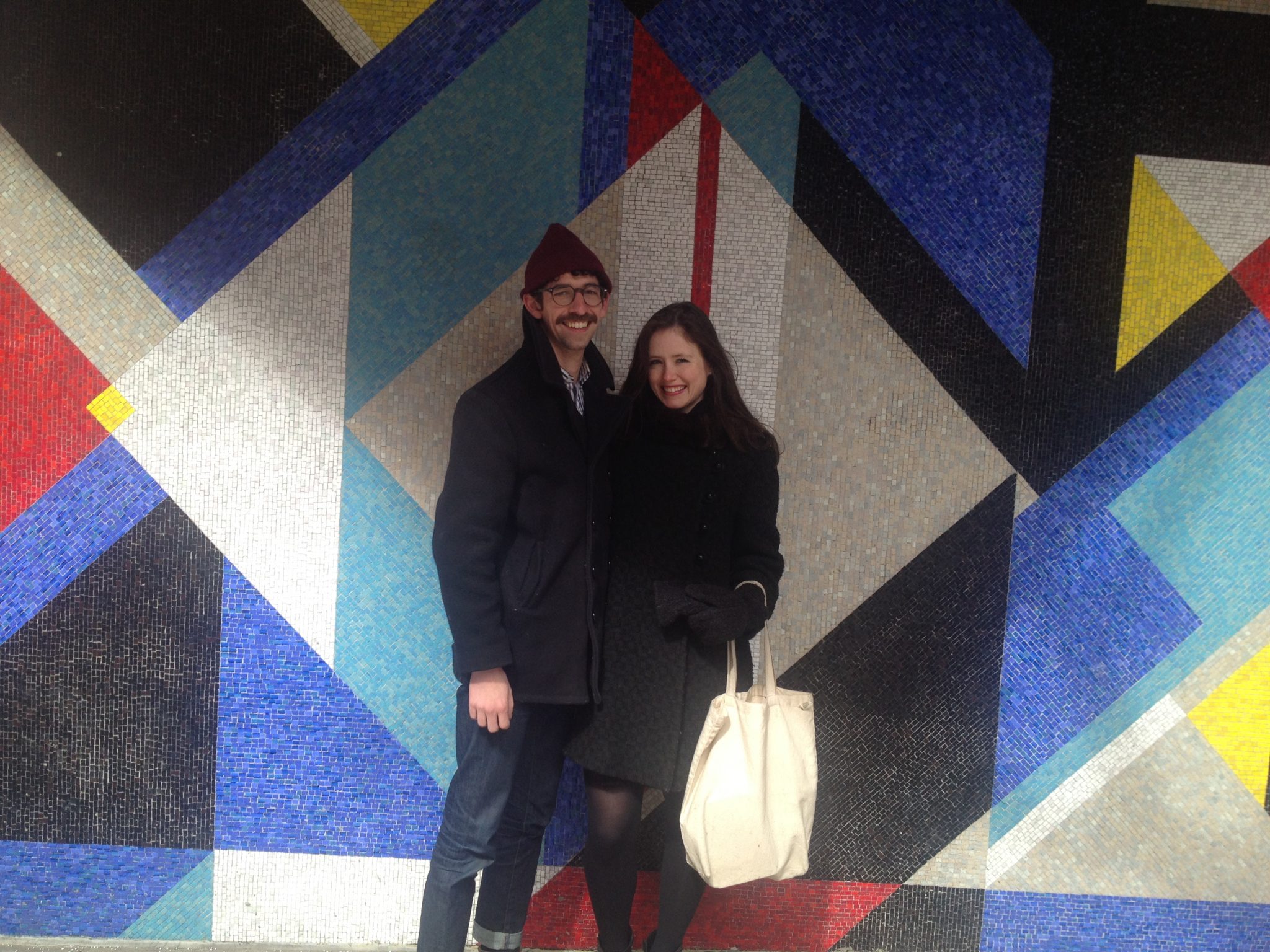 David Everitt Howe and Brienne Walsh at the Armory, New York, 2014