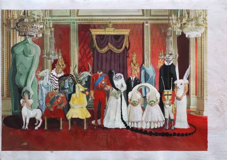 Rokni Haerizadeh My Heart is Nowhere, My Heart's in the Highlands, Chasing the Deers from 2014 FutureGreats