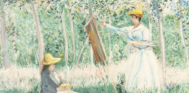 Copy of Monet's painting In the Woods at Giverny, News 3 Nov 2014