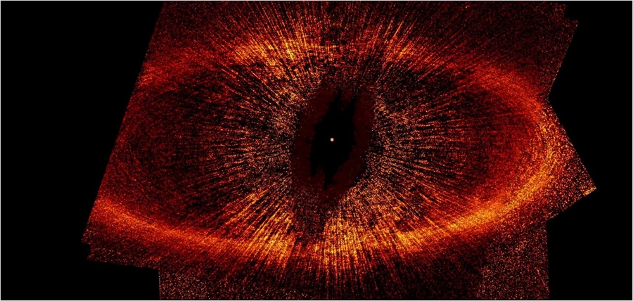 Fomalhaut debris ring, nicknamed 'The Eye of Sauron', NASA/Hubble, News 10 Dec 2014