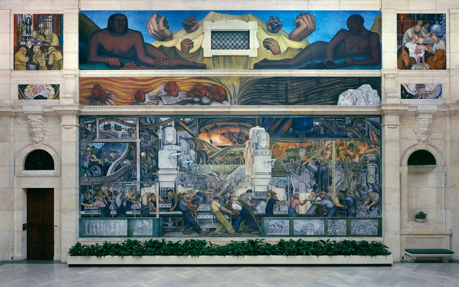 Diego Rivera, Detroit Industry, from Dec 2014 Opinion JTDNeil