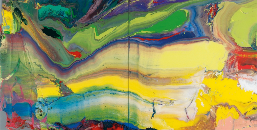 Gerhard Richter 933-7 Flow, from Dec 2014 Review