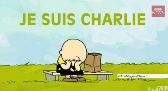 Je Suis Charlie Cartoons BBC, News 8 Jan 2015