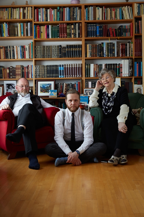 Ragnar Kjartansson and family