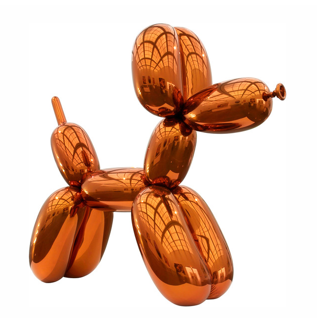 Jeff Koons, Balloon Dog (Orange), 1994-2000, Christies via Bloombert