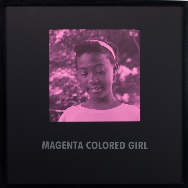 Carrie Mae Weems Magenta Colored Girl