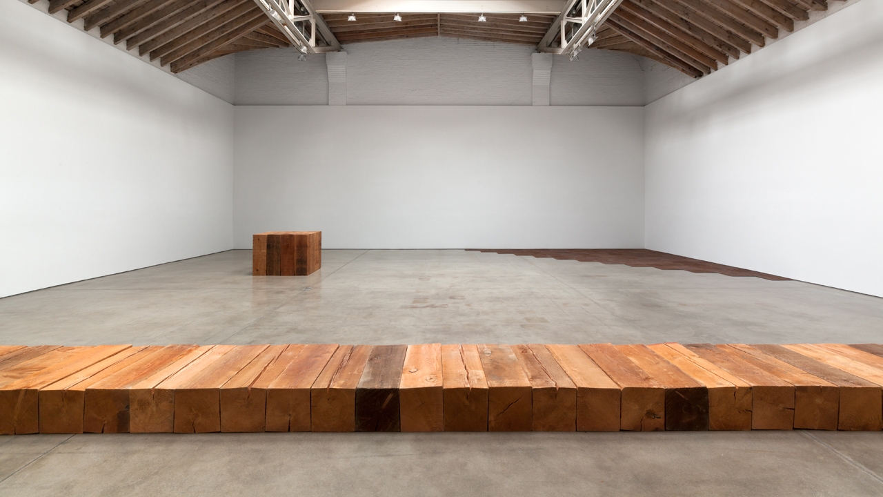 Carle Andre installation view at Paula Cooper Gallery