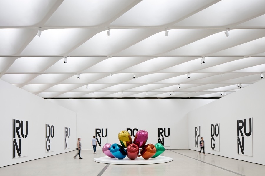  Christopher Wool and Jeff Koons at Broad Museum