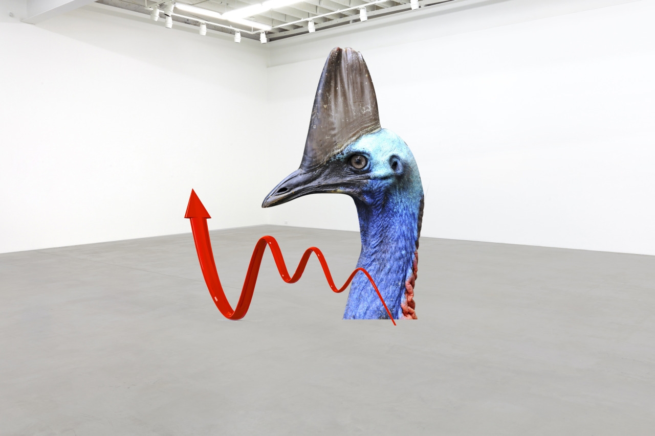 Katja Novitskova, Pattern of Activation (emu), 2014. News 20 April 2016