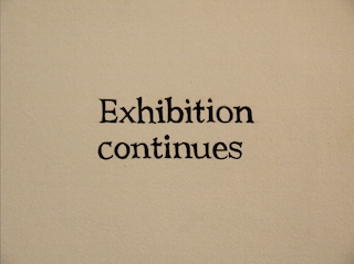 Ignasi Aballi, Imagen texto (Exhibition continues), 2012. Preview