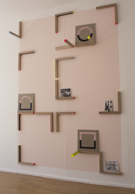 Ben Cove, Look-See, 2015, installed at AirSpace Gallery, Stoke-on-Trent. Photo: Glen Stoker