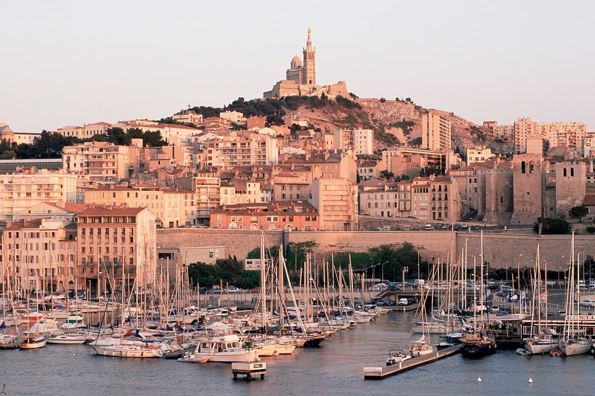 View of Marseille's harbour