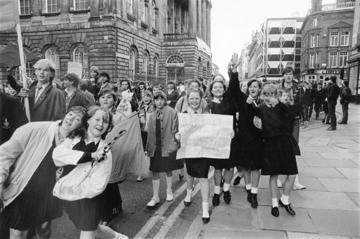 Dave Sinclair, Youth Training Scheme Protest, Liverpool, 25 April 1985, Preview Koki Tanaka callout, Liverpool Biennial