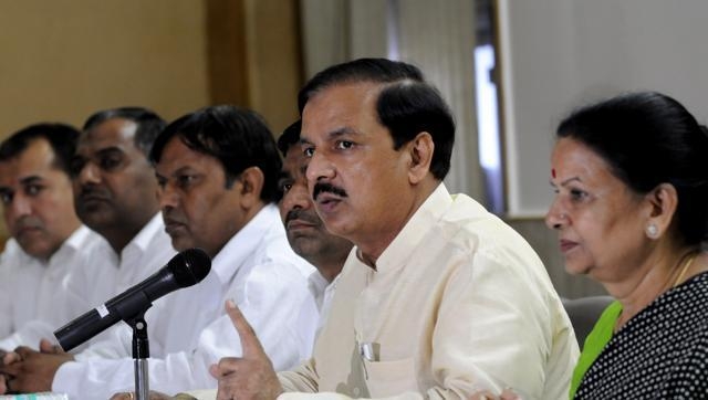 Union minister of State for Culture & Tourism, Mahesh Sharma addressing a press conference in Noida on Monday. News 26 July 2016