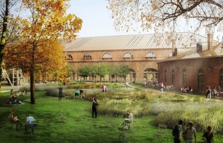 Plans to redevelop New Holland Island, St. Petersburg. Photo: Iris Foundation