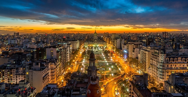 View from Palacio Barolo Buenos Aires Argentina. News 12 September 2016