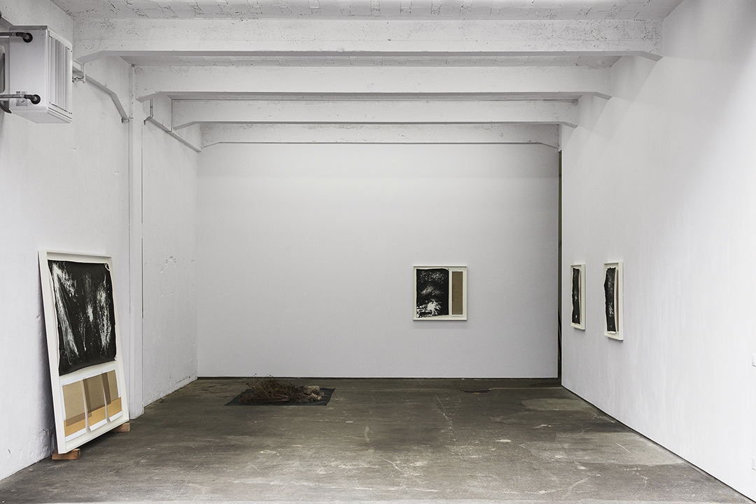 Installation view of Susanne Kriemann exhibition, RaebervonStenglin, Zürich, 2016