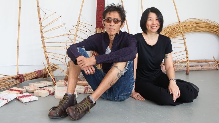 Artist Zai Kuning and curator June Yap. (Photo: NAC) News 3 Jan 2017