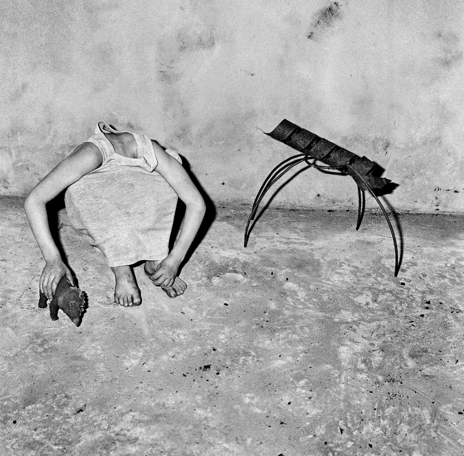 Roger Ballen, Head Inside Shirt