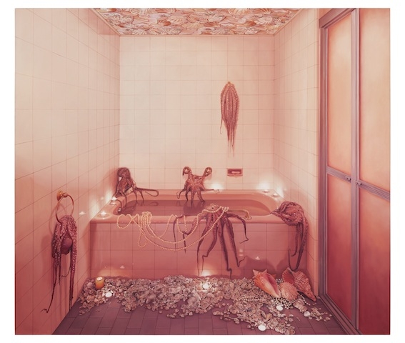 Ana Elisa Egreja, Pink bathroom with octopuses, 2017. 10 to see: Sao Paulo
