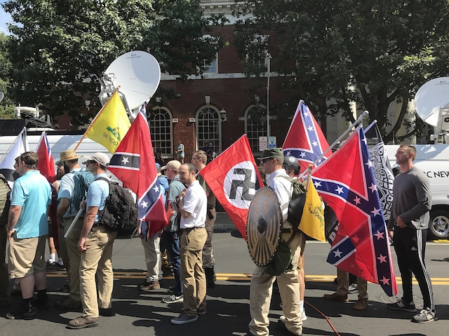 ‘Unite the Right’ rally, Charlottesville, 12 August 2017. AR March 2018 Feature