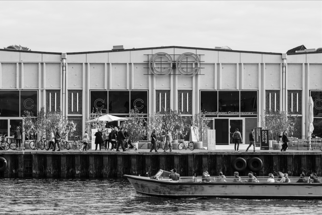 Copenhagen Contemporary in it's test-site on Papirøen (Paper Island). News 19 April 2018