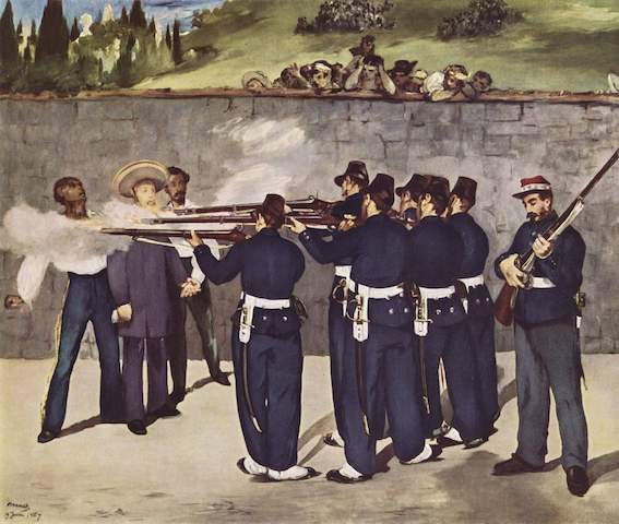 Édouard Manet, The Execution of Emperor Maximilian, 1868–69. AR May 2018 Feature 