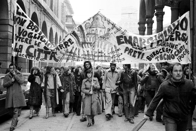 Enrico Scuro, Demonstration against the criminalization of student struggles. Bologna, 22 January 1977, 1977. AR May 2018 Feature