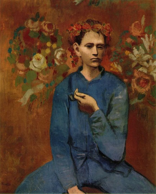 Pablo Picasso, Garçon à la pipe (Boy with a Pipe), 1905, oil on canvas