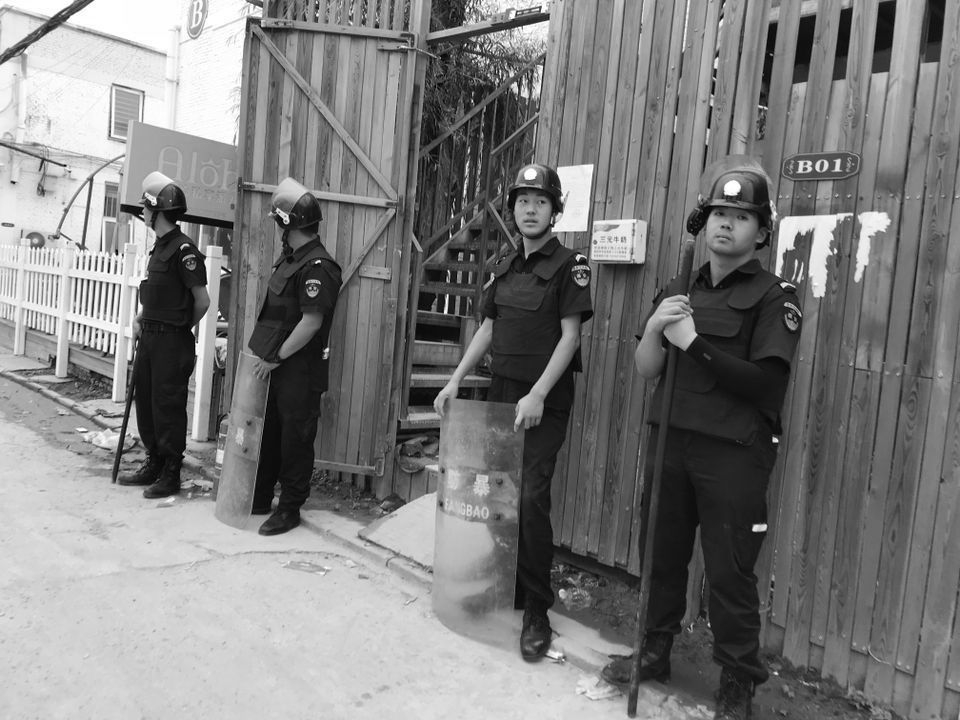 Police evictions in Huantie Art District in Beijing. Photo: Canon Duan. News 12 July 2019