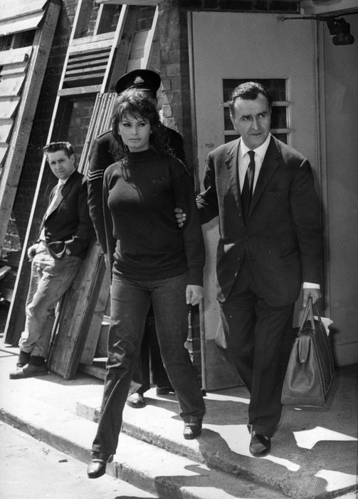 Sophia Loren with Pierre Rouve 