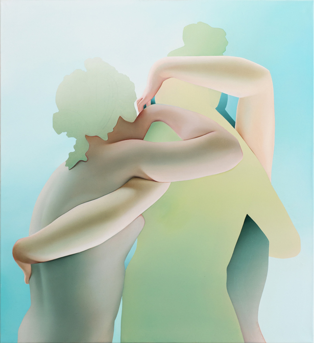 Vivian Greven, Leea, 2017, oil on canvas, 120 × 110 cm. Courtesy Setareh Gallery, Düsseldorf. AR September 2019 Previews