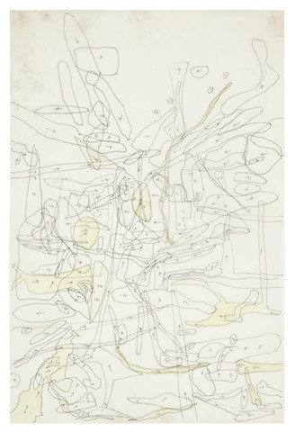 Julie Mehretu, Migration Direction Map, from AR November 2019 Previews