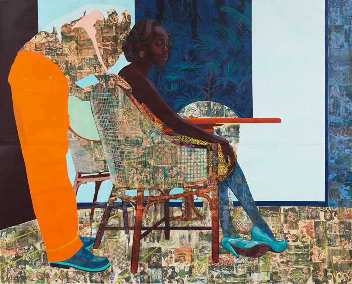 Njideka Akunyili Crosby, And We Begin To Let Go, from AR Summer 2019 Review Venice Biennale