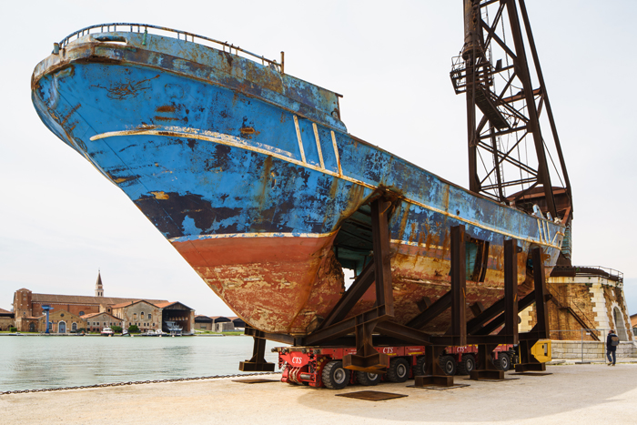 Christoph Büchel, Barca Nostra, from AR Summer 2019 Review Venice Biennale