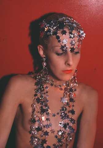 Nan Goldin, Greer modeling jewelry, NYC. For AR January/February 2020 Review