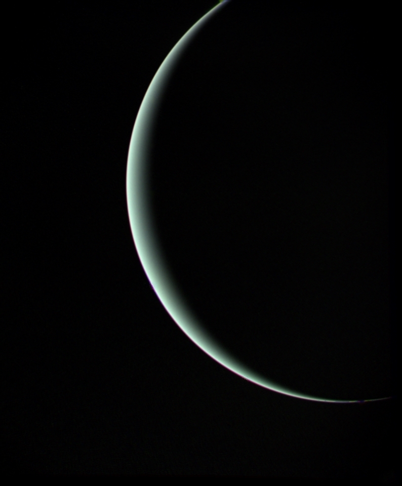 View of Uranus was recorded by Voyager 2 on Jan 25, 1986. AR March 2020 Book 