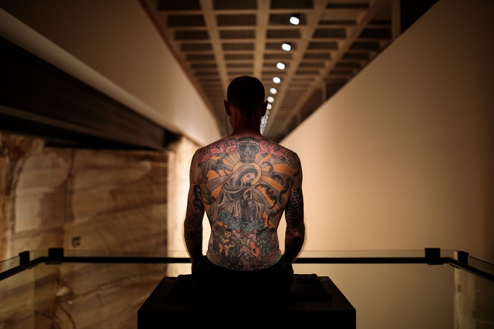 Tattoo Tim, tattooed by Wim Delvoye