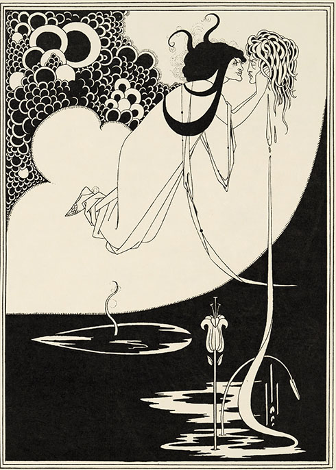 Aubrey Beardsley, The Climax, illustration for Oscar Wilde’s Salome, 1893. AR March 2020 Previews