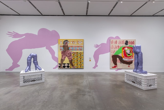 Tschabalala Self. Out of Body, 2020 (installation view). AR Review March 2020